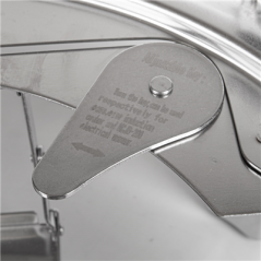 Image BASE POUR 268.71  37,5x37,5x20,5 CM ARGENTE INOX (1 UNITÉ) #4