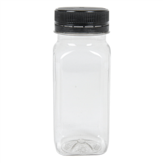 MINI BOUTEILLES 125 ML 4,3x4,3x11 CM TRANSPARENT RPET (513 UNITÉ)