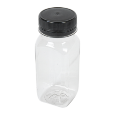 Image MINI BOUTEILLES 125 ML 4,3x4,3x11 CM TRANSPARENT RPET (513 UNITÉ) #3