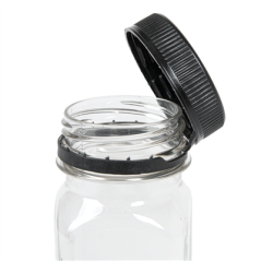 Image MINI BOUTEILLES 125 ML 4,3x4,3x11 CM TRANSPARENT RPET (513 UNITÉ) #4