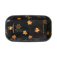 Image RÉCIPIENTS POUR "SUSHI"  20PE + 280 +16PE G/M2 14x8x2,4 CM NOIR KRAFT (800 UNITÉ) #4