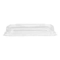 COUVERCLES POUR RÉCIPIENTS 268.88/89 18,5x12,9x3,2 CM TRANSPARENT PET (600 UNITÉ)