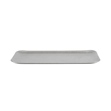 PLATEAUX RECTANGULAIRES 'ARTINOX'  22x9,5x0,8 CM ARGENTE INOX (10 UNITÉ)