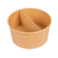 SÉPARATEUR 2 COMPARTIMENTS SALADIER 226.64 300 + 18 PE G/M2 Ø25,4/14x6,3 CM NATUREL KRAFT (600 UNITÉ) Image SÉPARATEUR 2 COMPARTIMENTS SALADIER 226.64 300 + 18 PE G/M2 Ø25,4/14x6,3 CM NATUREL KRAFT (600 UNITÉ) #6