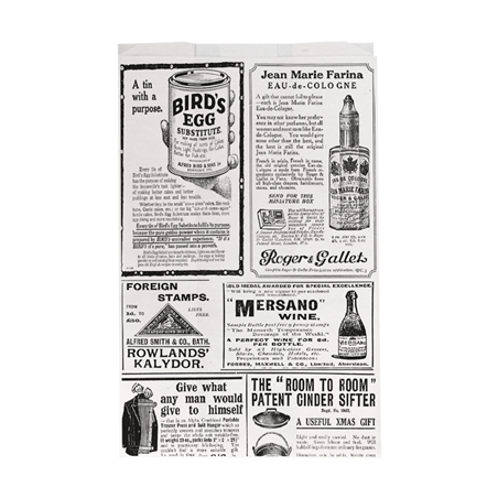 Image POCHETTES HAMBURGERS 'TIMES' 35 G/M2 12+7x18 CM BLANC PARCH.INGRAISSABLE (500 UNITÉ) #1