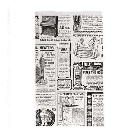 Image POCHETTES HAMBURGERS 'TIMES' 35 G/M2 14+7x22 CM BLANC PARCH.INGRAISSABLE (500 UNITÉ) #1