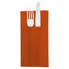 Image SERVIETTES KANGOUROU 'ECOLABEL - DOUBLE POINT' 18 G/M2 39x40 CM ROUSSILLON OUATE (1400 UNITÉ) #1