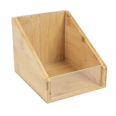 Image DISTRIBUTEUR CONDIMENTS  15x18x14 CM NATUREL BAMBOU (1 UNITÉ) #1