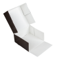 Image BOÎTES PATISSERIES SANS FENÊTRE 'THEPACK' 250 G/M2 16x16x8 CM CHOCOLAT CARTON ONDULÉ NANO-MICRO (200 UNITÉ) #6
