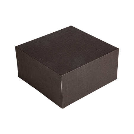 Image BOÎTES PATISSERIES SANS FENÊTRE 'THEPACK' 250 G/M2 24x24x12 CM CHOCOLAT CARTON ONDULÉ NANO-MICRO (100 UNITÉ) #1
