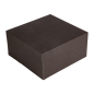 Image BOÎTES PATISSERIES SANS FENÊTRE 'THEPACK' 250 G/M2 24x24x12 CM CHOCOLAT CARTON ONDULÉ NANO-MICRO (100 UNITÉ) #1
