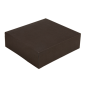 Image BOÎTES PATISSERIES SANS FENÊTRE 'THEPACK' 250 G/M2 32x32x10 CM CHOCOLAT CARTON ONDULÉ NANO-MICRO (100 UNITÉ) #1