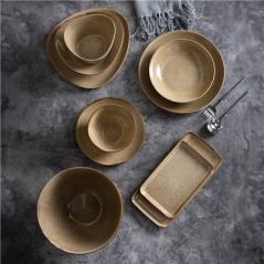 Image ASSIETTES 'AKALA'  Ø27x17,7x3,4 CM TERRE STONEWARE (6 UNITÉ) #4