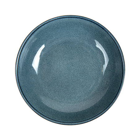 Image ASSIETTES CREUSES 'AKALA'  Ø20x11,2x4,4 CM BLEU STONEWARE (6 UNITÉ) #1