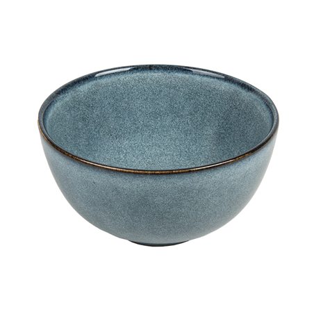 Image BOL 'AKALA' 580 ML Ø14x7,7 CM BLEU STONEWARE (6 UNITÉ) #1