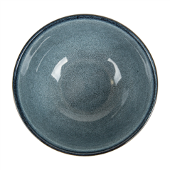 Image BOL 'AKALA' 580 ML Ø14x7,7 CM BLEU STONEWARE (6 UNITÉ) #3