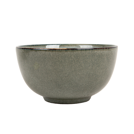 BOL 'AKALA' 580 ML Ø14x7,7 CM GRIS VERDÂTRE STONEWARE (6 UNITÉ)