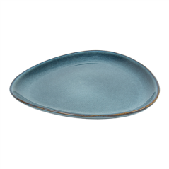 Image ASSIETTES TRIANGULAIRES 'AKALA'  Ø27,5x25x2,5 CM BLEU STONEWARE (6 UNITÉ) #1