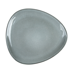 Image ASSIETTES TRIANGULAIRES 'AKALA'  Ø27,5x25x2,5 CM GRIS VERDÂTRE STONEWARE (6 UNITÉ) #3