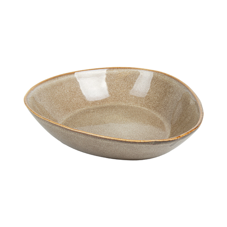 Image ASSIETTES CREUSES TRIANGULAIRES 'AKALA'  Ø21,5x19,5x5 CM TERRE STONEWARE (6 UNITÉ) #1