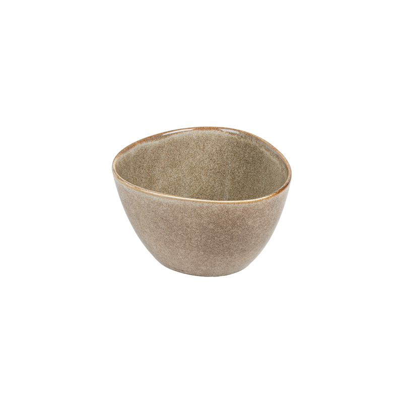BOL TRIANGULAIRE 'AKALA' 680 ML Ø15x8,3 CM TERRE STONEWARE (6 UNITÉ)