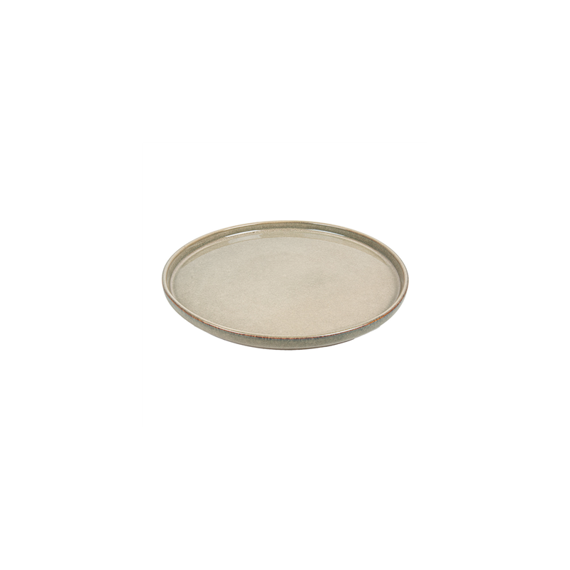 ASSIETTES 'AKALA'  Ø26,5x2,3 CM BEIGE STONEWARE (6 UNITÉ)