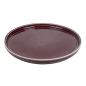 Image ASSIETTES 'AKALA'  Ø21x2 CM BORDEAUX STONEWARE (6 UNITÉ) #1