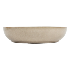 Image ASSIETTES CREUSES 'AKALA' 630 ML Ø20x4,5 CM BEIGE STONEWARE (6 UNITÉ) #4
