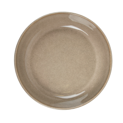Image ASSIETTES CREUSES 'AKALA' 630 ML Ø20x4,5 CM BEIGE STONEWARE (6 UNITÉ) #5
