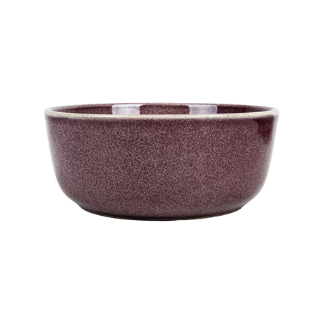 BOL 'AKALA' 680 ML Ø15x6,2 CM BORDEAUX STONEWARE (6 UNITÉ)