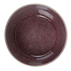 Image BOL 'AKALA' 680 ML Ø15x6,2 CM BORDEAUX STONEWARE (6 UNITÉ) #3