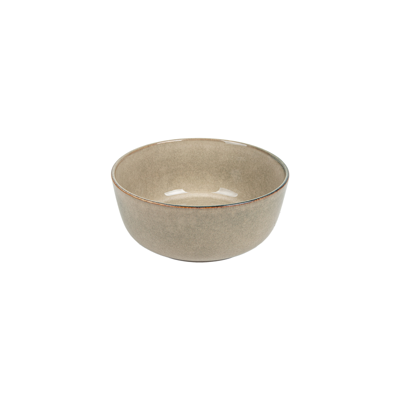 BOL 'AKALA' 680 ML Ø15x6,2 CM BEIGE STONEWARE (6 UNITÉ)