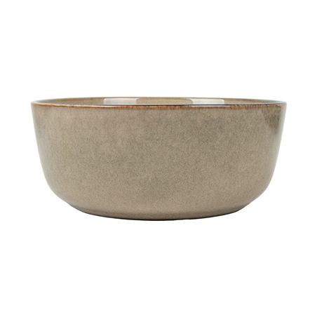 BOL 'AKALA' 680 ML Ø15x6,2 CM BEIGE STONEWARE (6 UNITÉ)