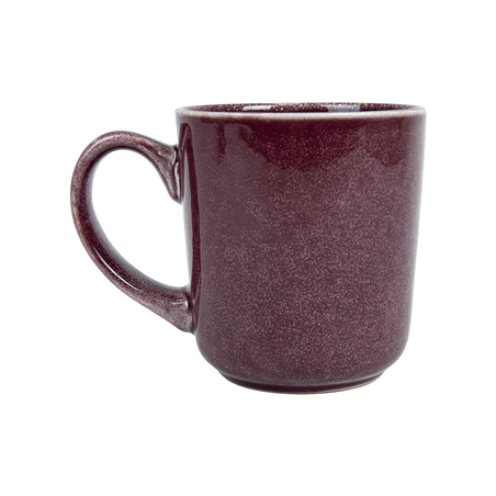 TASSES À CAFÉ 'AKALA' 390 ML Ø 9x6x10 CM BORDEAUX STONEWARE (6 UNITÉ)