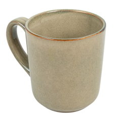Image TASSES À CAFÉ 'AKALA' 390 ML Ø 9x6x10 CM BEIGE STONEWARE (6 UNITÉ) #1