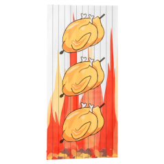 Image SACS POUR 1/2 POULET  40 G/M2 + 20µ PP 13+7,5x28 CM BLANC PAPIER (1000 UNITÉ) #1