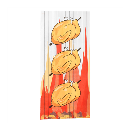 Image SACS POUR 1/2 POULET  40 G/M2 + 20µ PP 13+7,5x28 CM BLANC PAPIER (1000 UNITÉ) #1