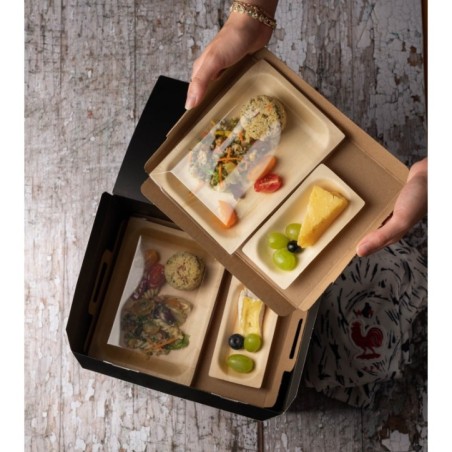 ASSIETTE CUBIK BOIS 180