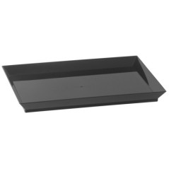 Image ASSIETTE CUBIK NOIR 180 #1