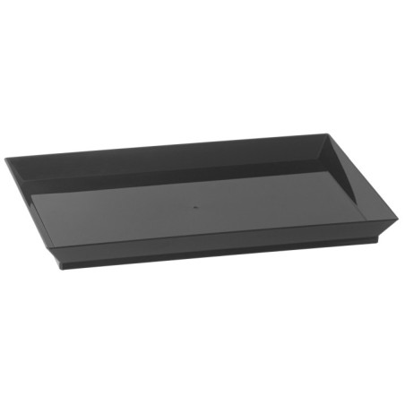 Image ASSIETTE CUBIK NOIR 180 #1