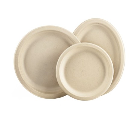 ASSIETTE FIBRA NATUREL OVALE 260