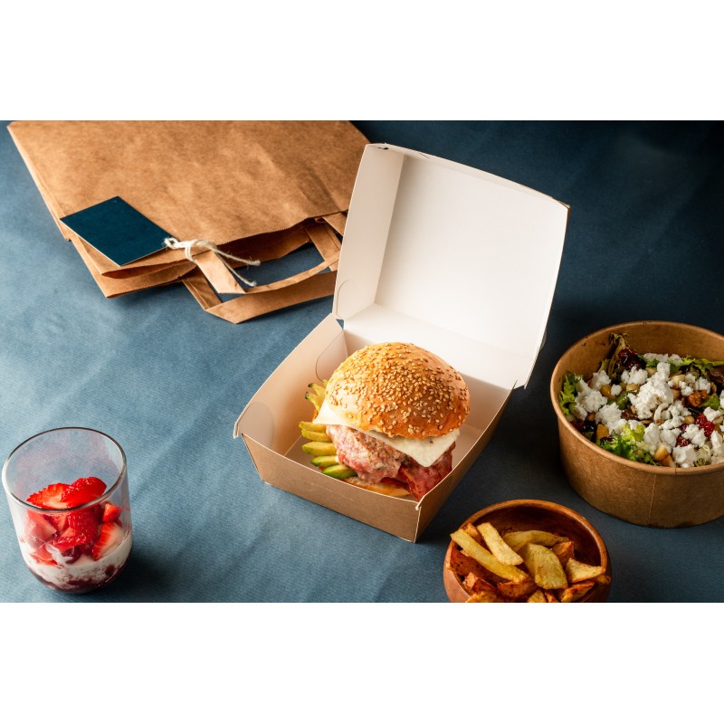 BURGER BOX KRAFT 150
