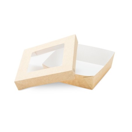 BARQUETTE NATURAL KRAFT 40CL + COUVERCLE