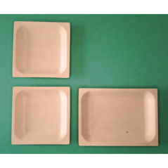 Image KIT ASSIETTES CUBIK BOIS "VERSION B" #1