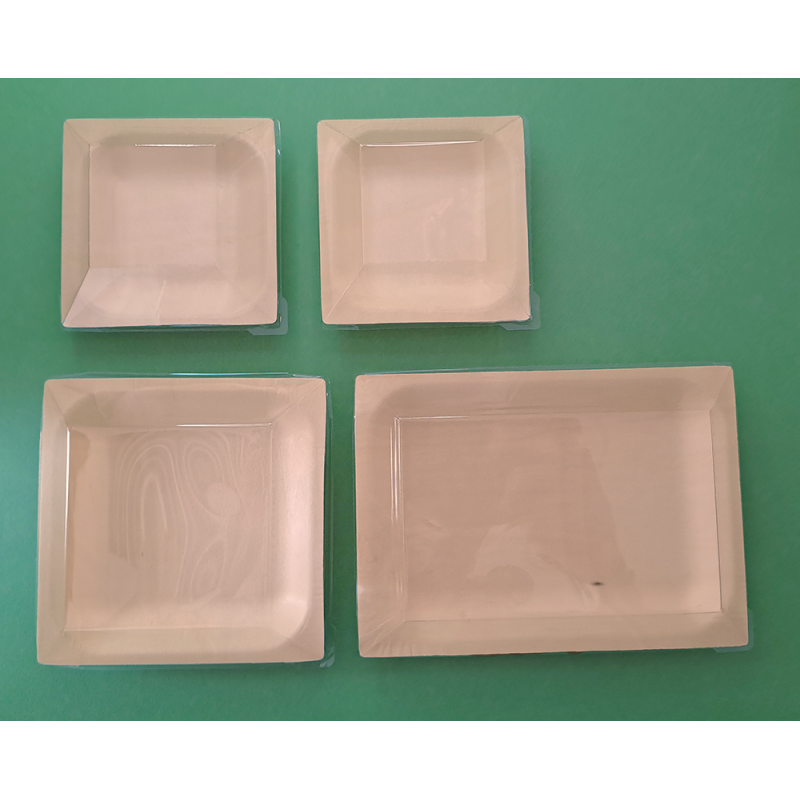 KIT ASSIETTES CUBIK BOIS "VERSION C" + COUVERCLES KIT ASSIETTES CUBIK BOIS "VERSION C" + COUVERCLES