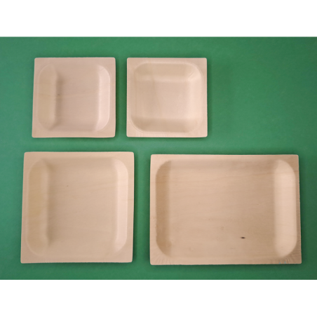 Image KIT ASSIETTES CUBIK BOIS "VERSION C" #1