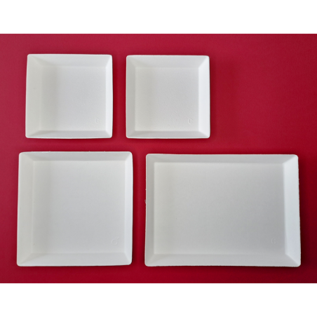 Image KIT ASSIETTES CUBIK FIBRA "VERSION C" #1