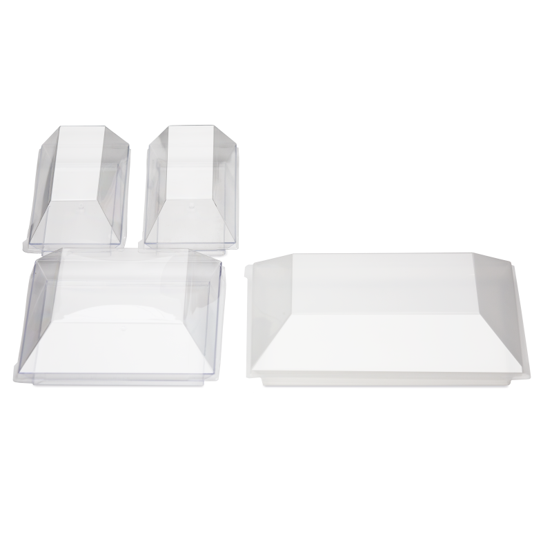 KIT ASSIETTES CUBIK "VERSION A" + COUVERCLES M-O
