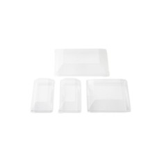 Image KIT ASSIETTE CUBIK CRISTAL "VERSION A" + COUVERCLE #1