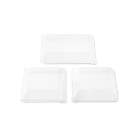 Image KIT ASSIETTE CUBIK CRISTAL "VERSION B" + COUVERCLE #1